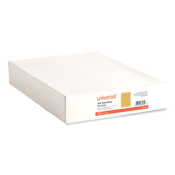 Universal® Deluxe Interoffice Press And Seal Envelopes, #97, Two-sided Three-column Format, 10 X 13, Brown Kraft, 100-box freeshipping - TVN Wholesale